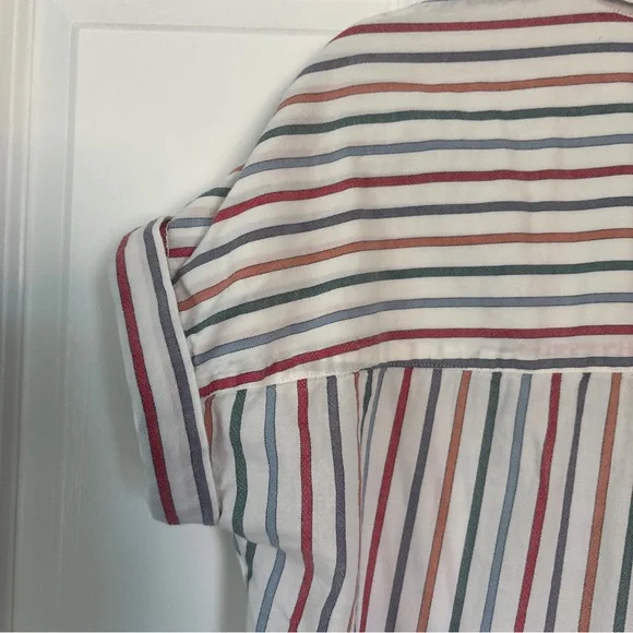 Madewell Colorful Stripe Cotton Top - Picture 10 of 11